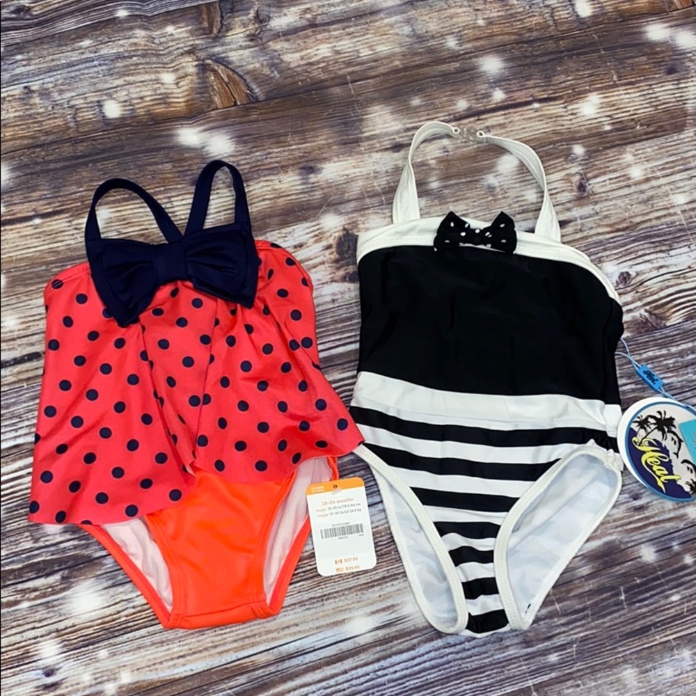 NWT Lot of 2 toddler bathing suits - Picture 1 of 6